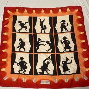 Bulgari/Bvlgari Vintage Silk Scarf